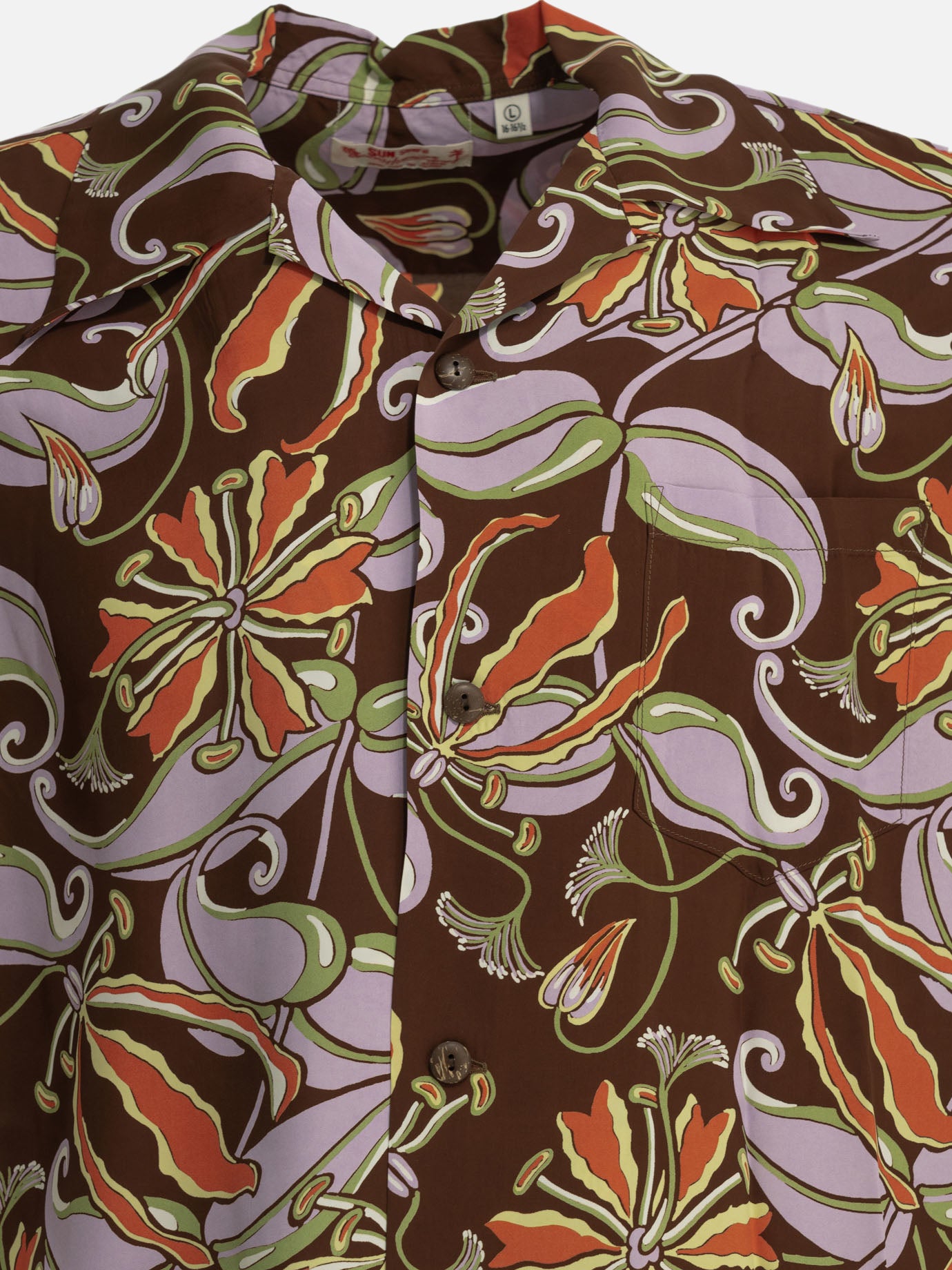 Camicie casual Floral  Marrone - Sun Surf Uomo | PDP | VIETTI Online Store | Zoom-Modal_3
