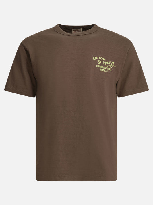 Crewneck t-shirts Logo  Brown - Sun Surf Men | PLP | VIETTI Online Store 
