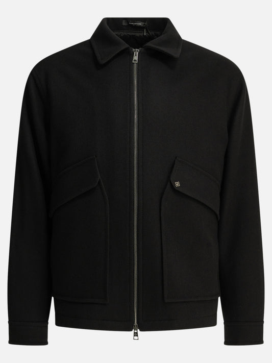 Short coats Solid colour  Black - Tagliatore Men | PLP | VIETTI Online Store 
