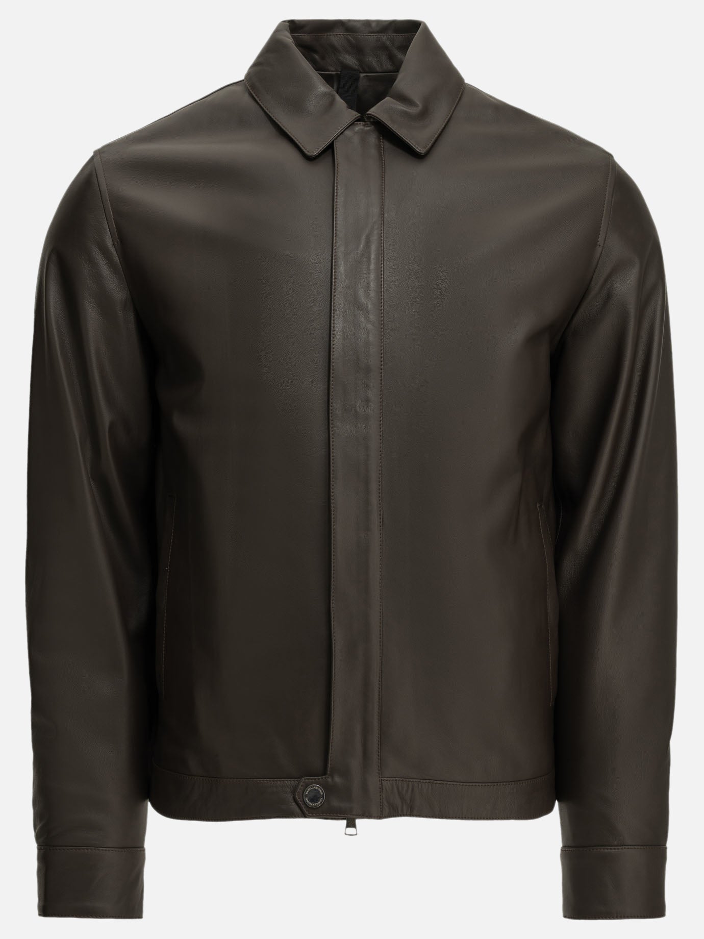 Tagliatore Leather jacket FOCH AI Brown - Men | VIETTI – Japan (JPY)