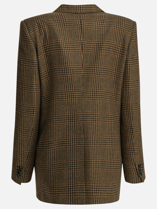 Blazers Prince of Wales  Brown - Tagliatore Women | PLP | VIETTI Online Store | 2

