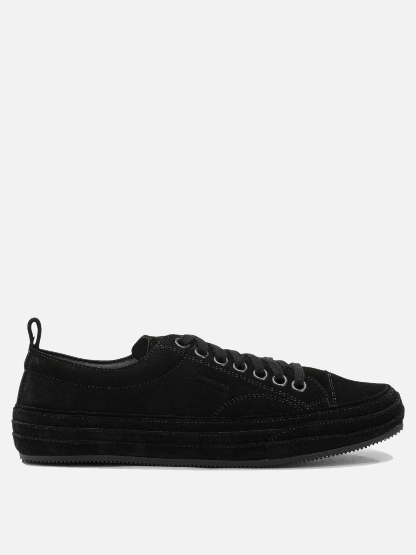 Sneaker basse 95% calf leather 3% brass 2% cotton - 100% rubber  Nero - Tom Ford Uomo | PDP | VIETTI Online Store | thumbnail
