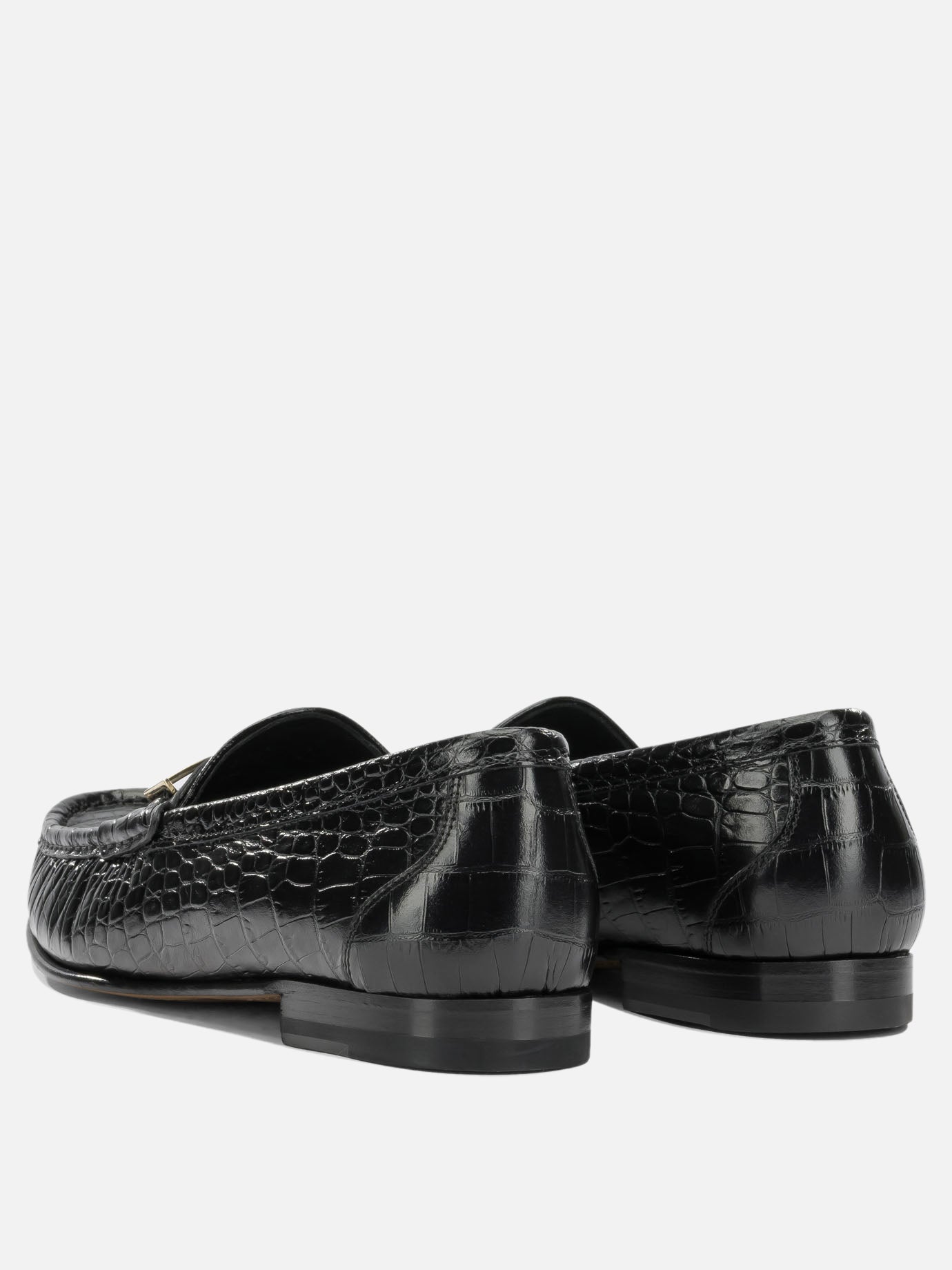 Tom Ford "Double T" Loafers Black

