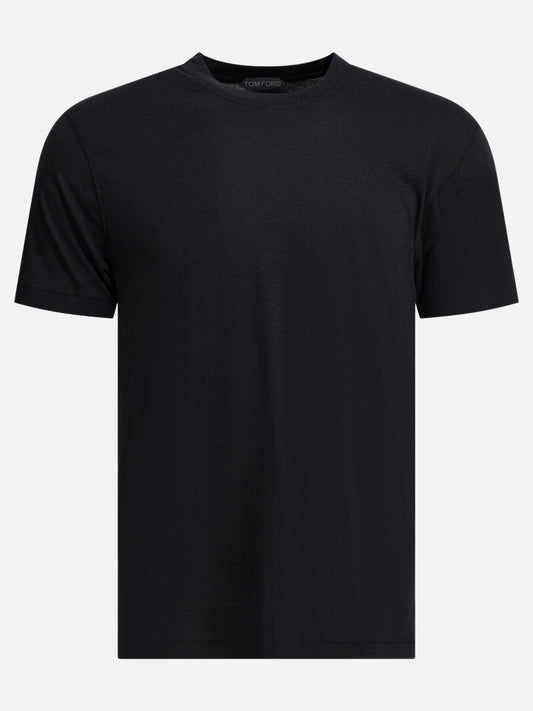 T-shirt girocollo Solid colour  Nero - Tom Ford Uomo | PDP | VIETTI Online Store 
