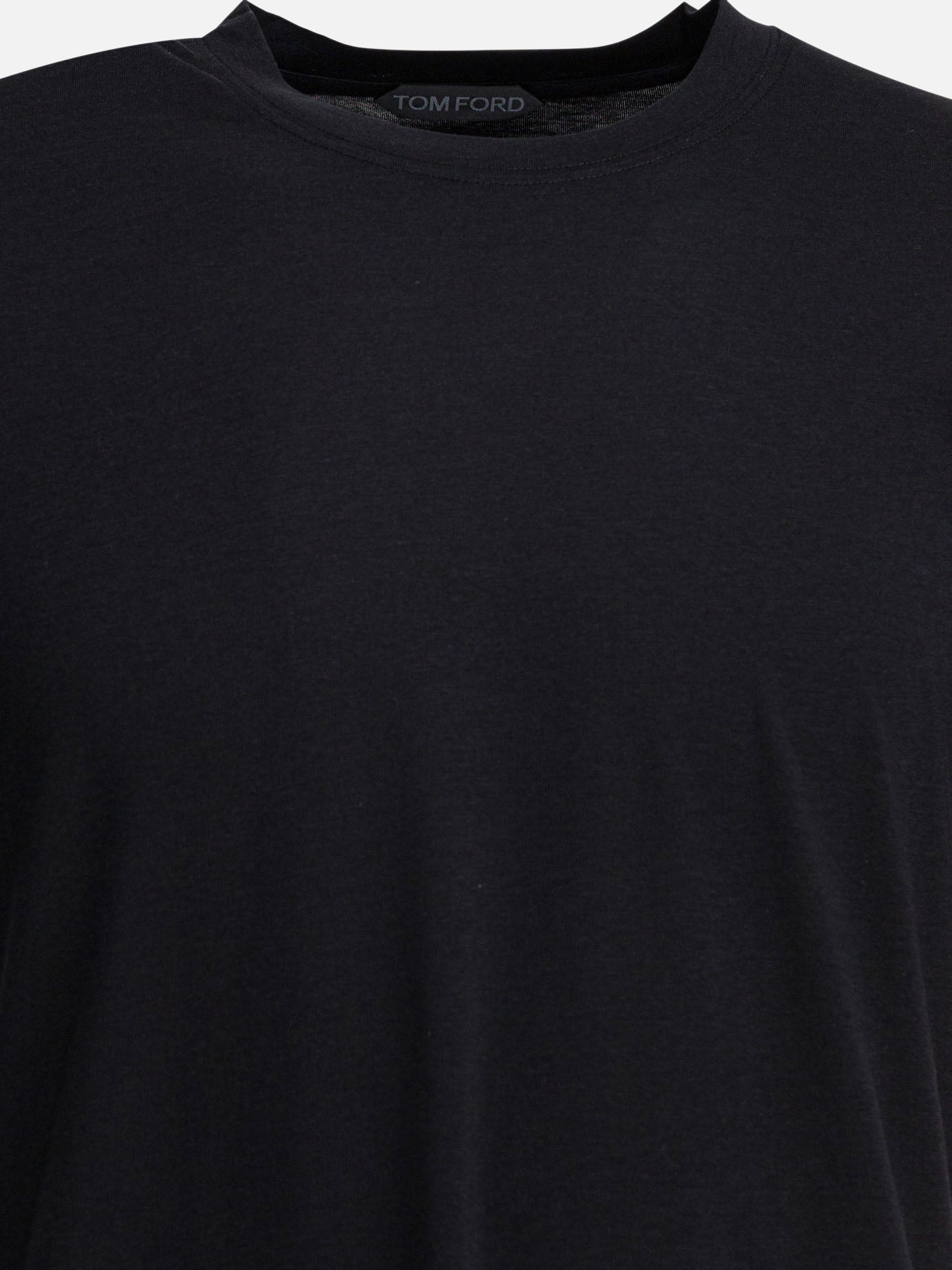 T-shirt girocollo Solid colour  Nero - Tom Ford Uomo | PDP | VIETTI Online Store | thumbnail_3