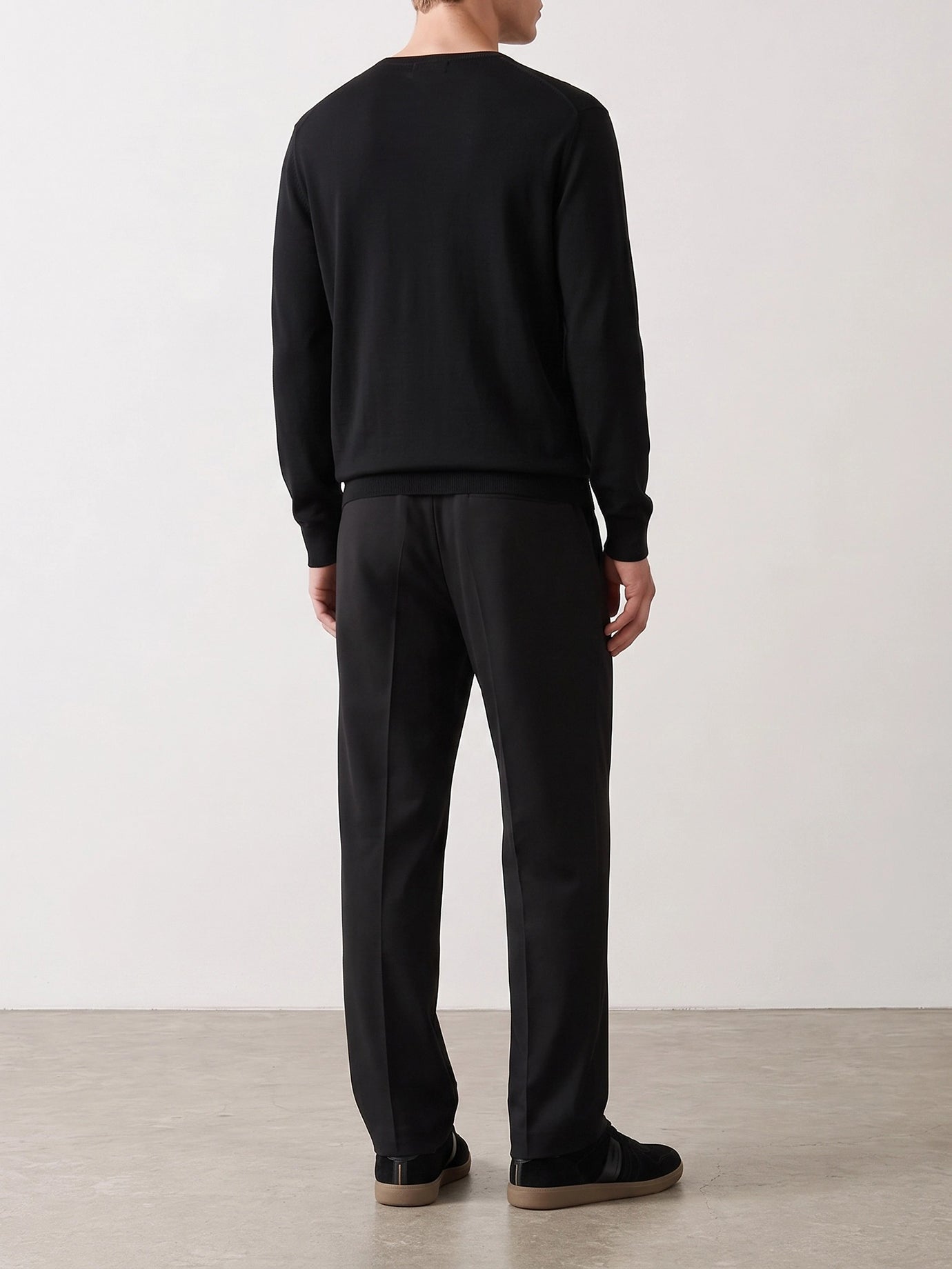 Crewneck sweaters Solid colour  Black - Tom Ford Men | PDP | VIETTI Online Store | Zoom-Modal_3
