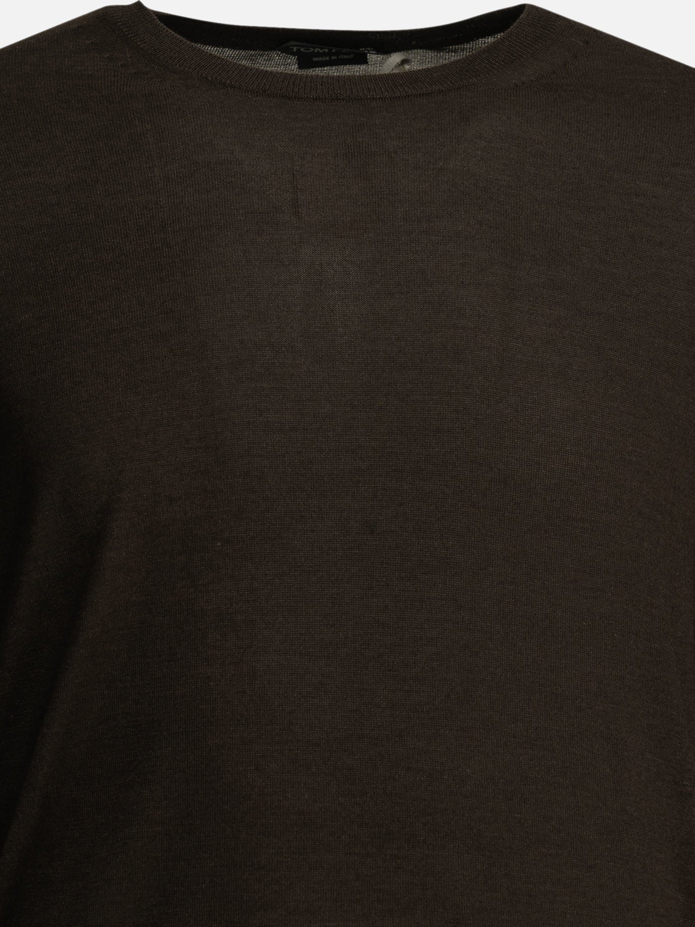 Crewneck sweaters Solid colour  Brown - Tom Ford Men | PDP | VIETTI Online Store | Zoom-Modal_5
