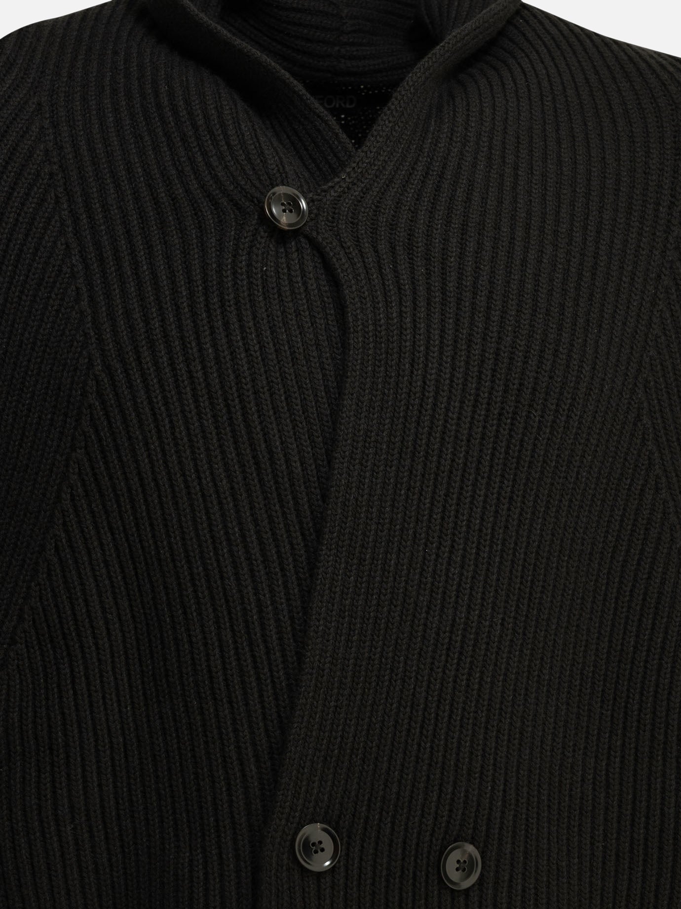 Cardigan Solid colour  Grigio - Tom Ford Uomo | PDP | VIETTI Online Store | Zoom-Modal_3
