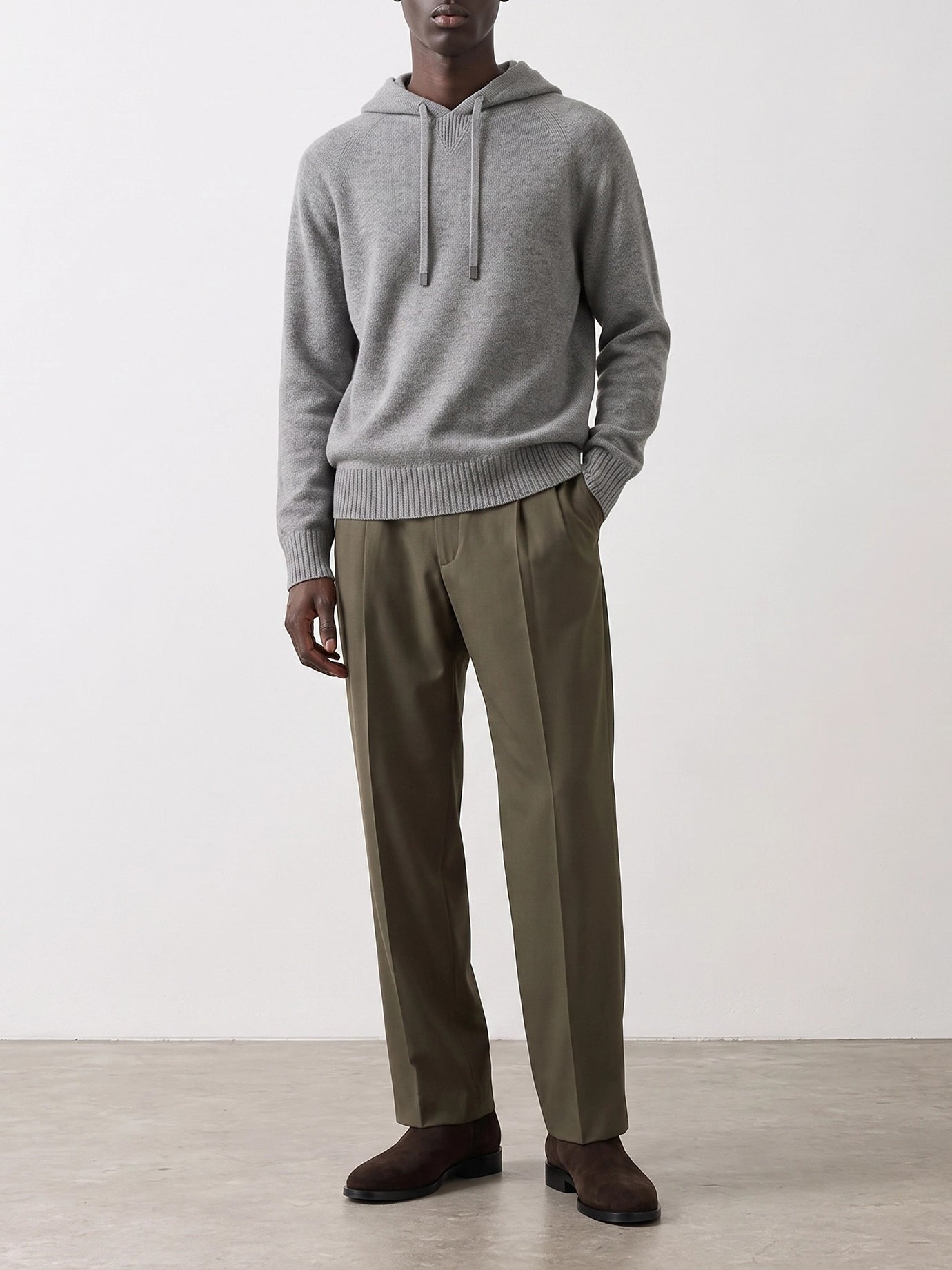 Hooded sweaters Solid colour  Grey - Tom Ford Men | PDP | VIETTI Online Store | thumbnail_2