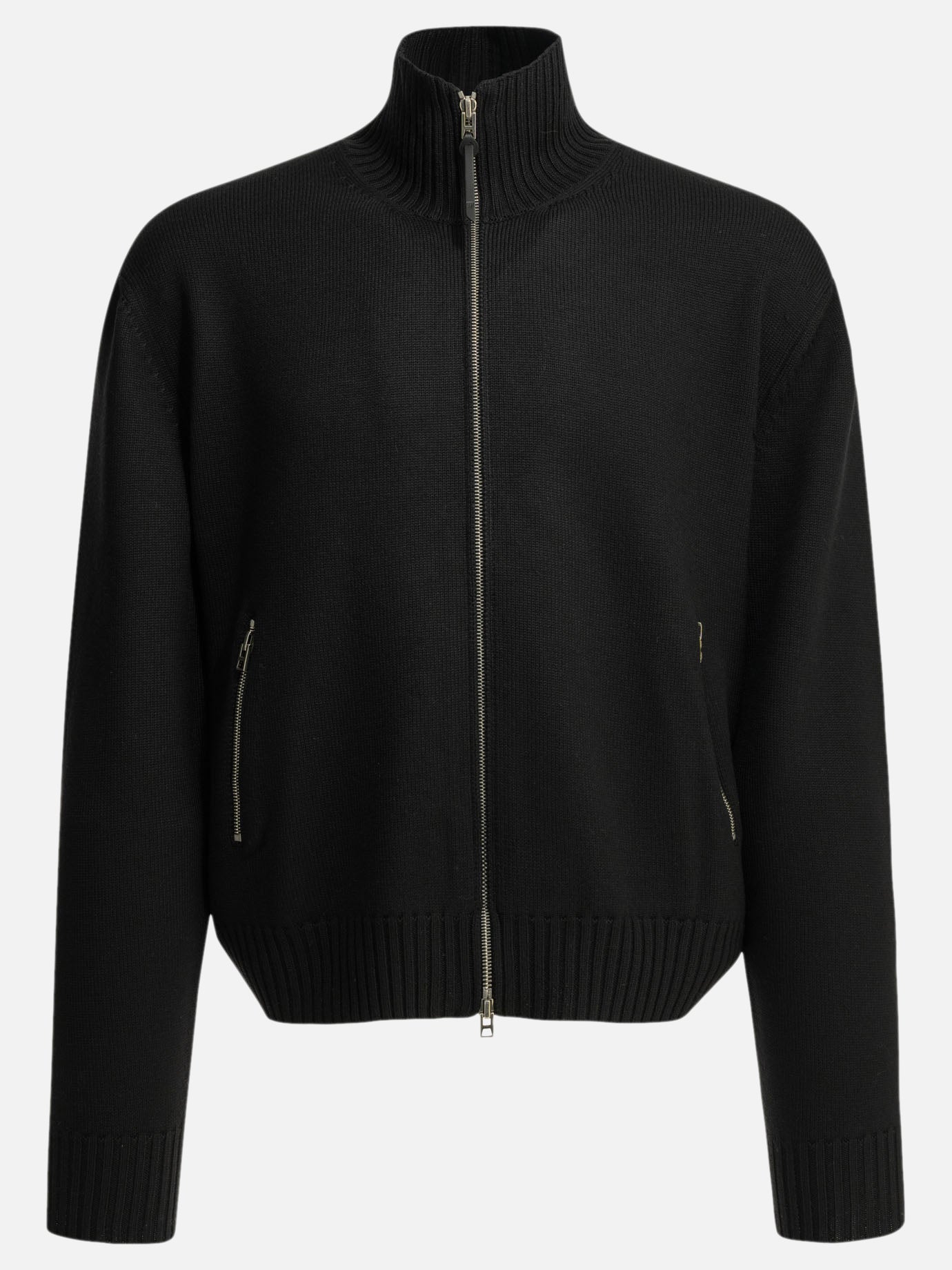 Zipped sweaters Solid colour  Black - Tom Ford Men | PDP | VIETTI Online Store | Zoom-Modal
