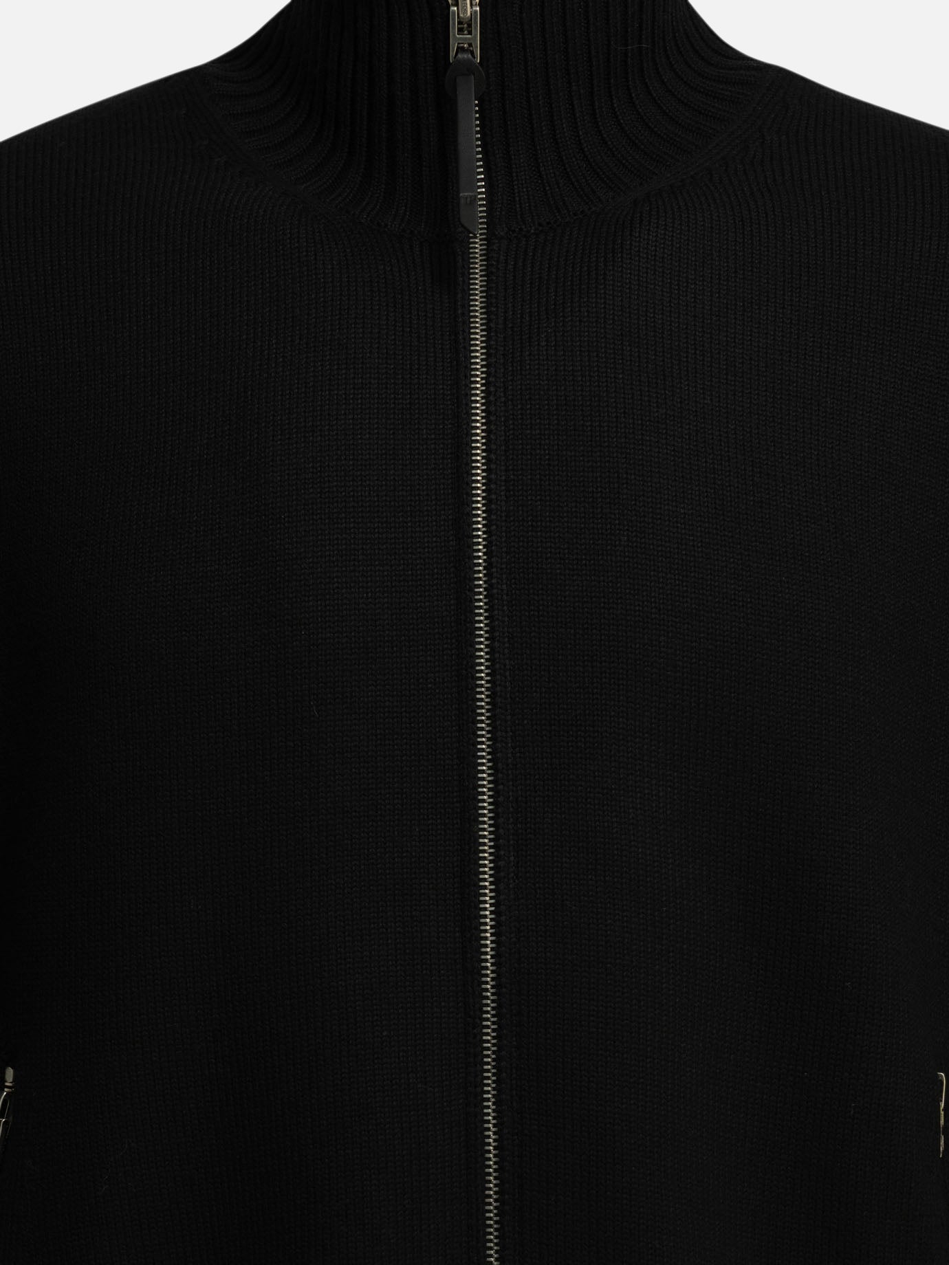 Zipped sweaters Solid colour  Black - Tom Ford Men | PDP | VIETTI Online Store | thumbnail_5