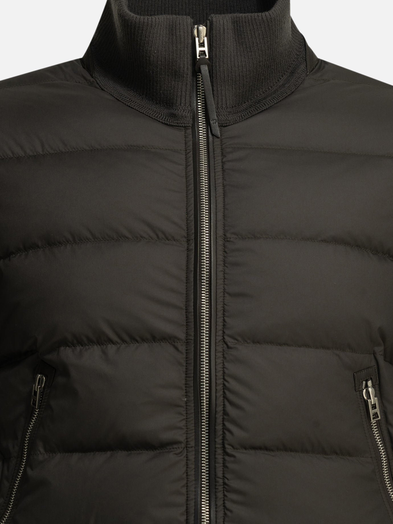 Down jackets Solid colour  Grey - Tom Ford Men | PDP | VIETTI Online Store | thumbnail_3
