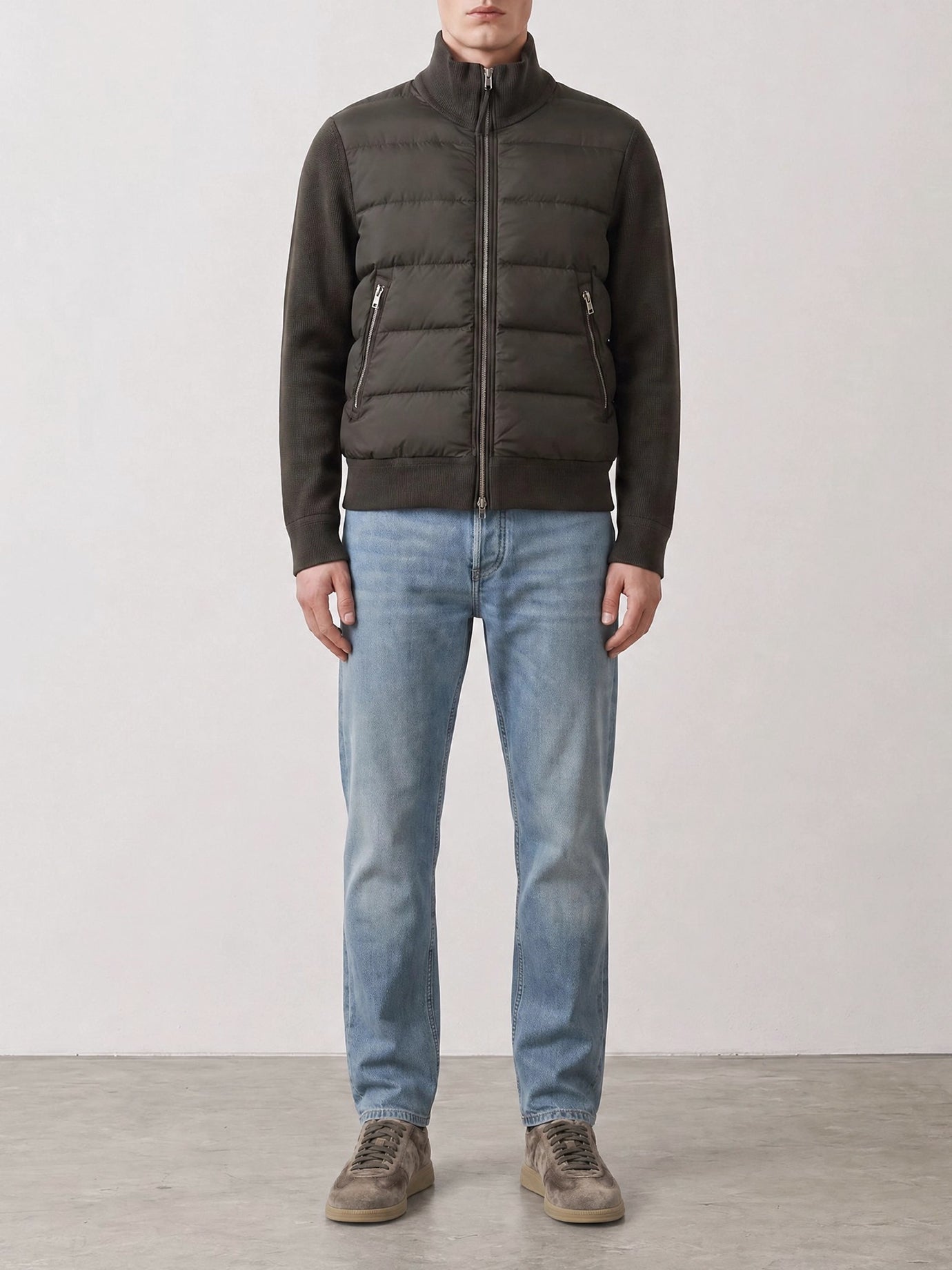 Down jackets Solid colour  Grey - Tom Ford Men | PDP | VIETTI Online Store | Zoom-Modal_5
