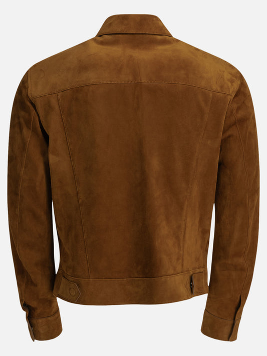 Giacche in pelle Solid colour  Marrone - Tom Ford Uomo | PLP | VIETTI Online Store | 2
