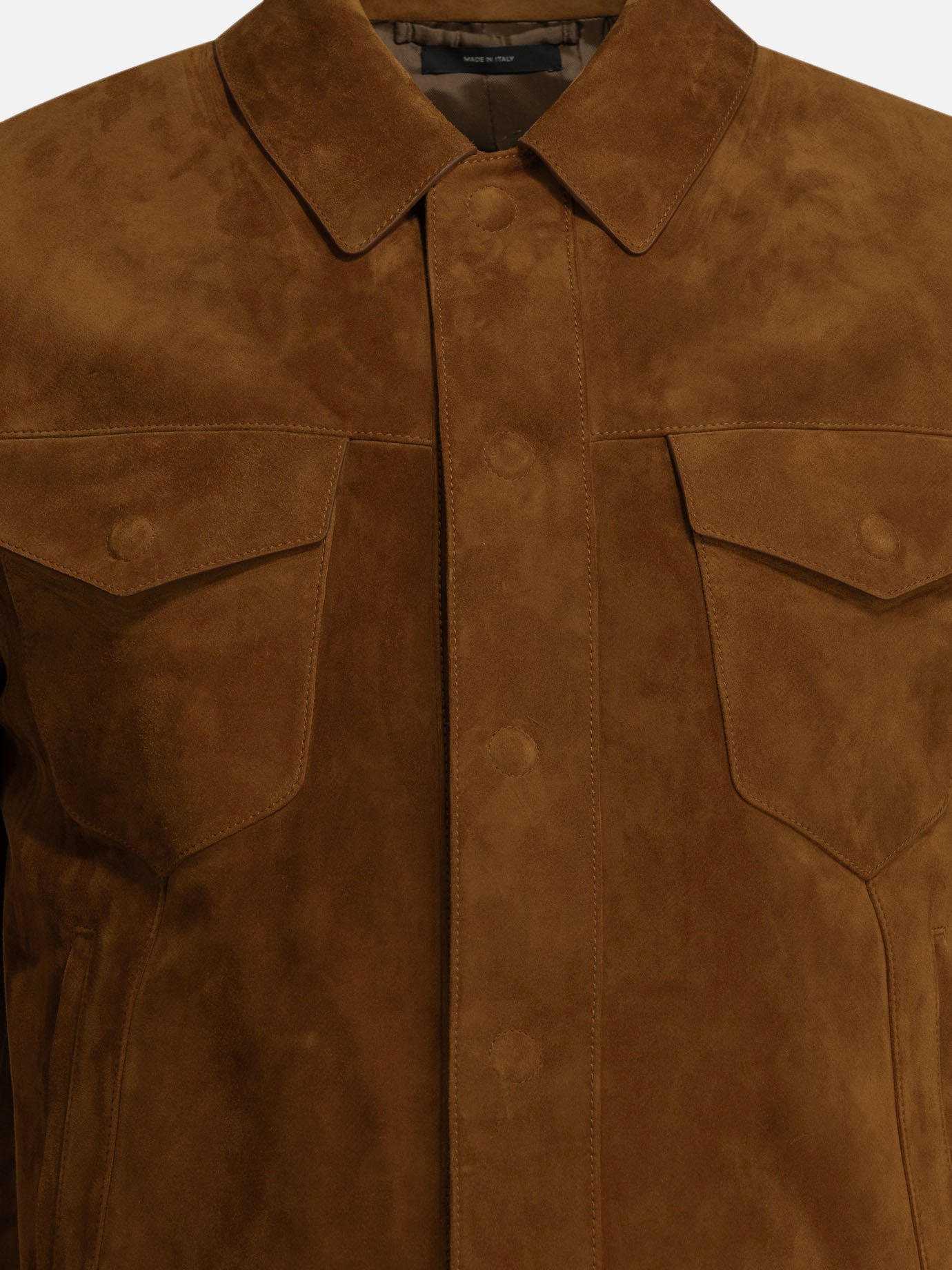 Leather jackets Solid colour  Brown - Tom Ford Men | PDP | VIETTI Online Store | Zoom-Modal_3
