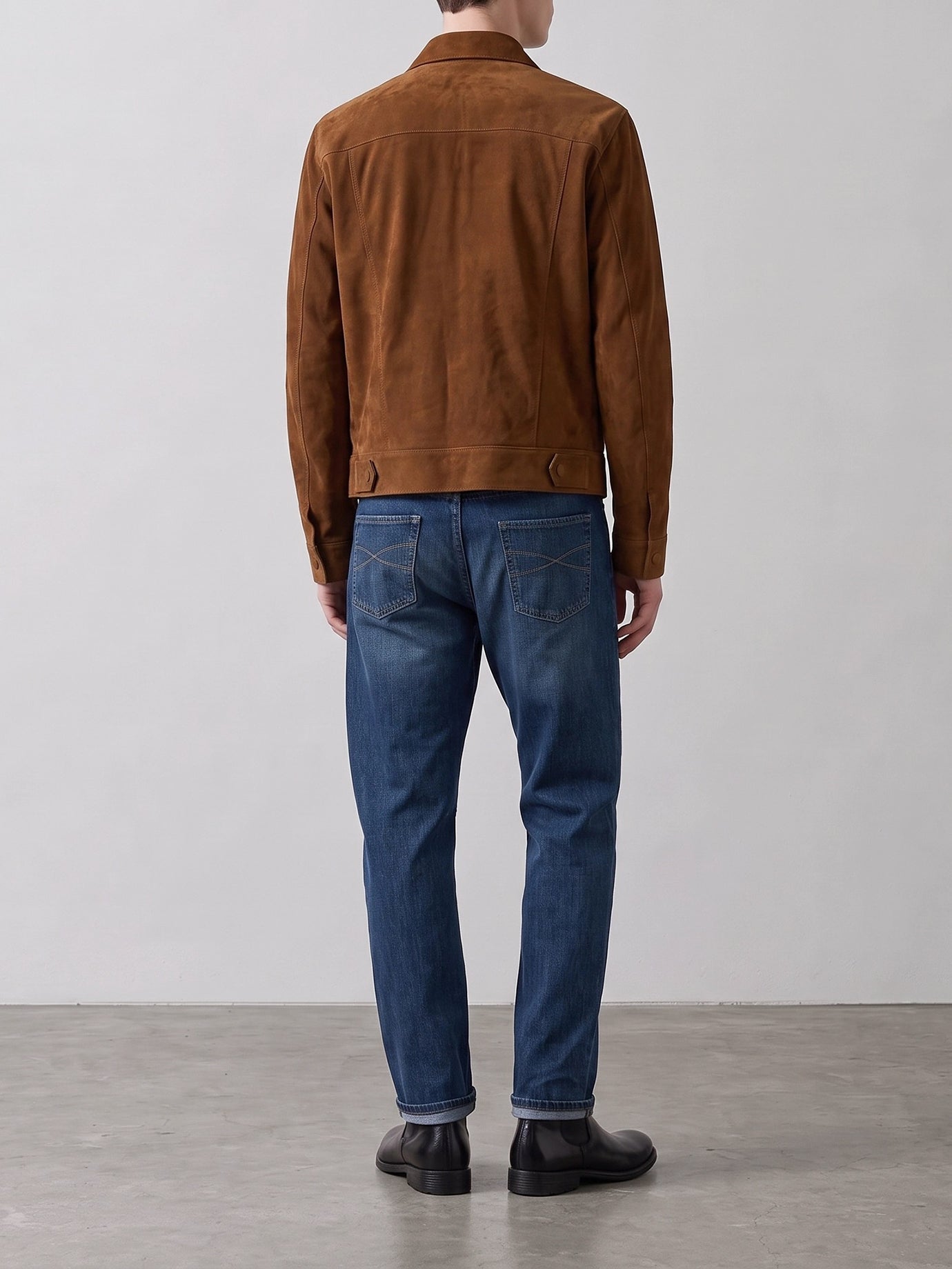 Leather jackets Solid colour  Red - Tom Ford Men | PDP | VIETTI Online Store | thumbnail_3