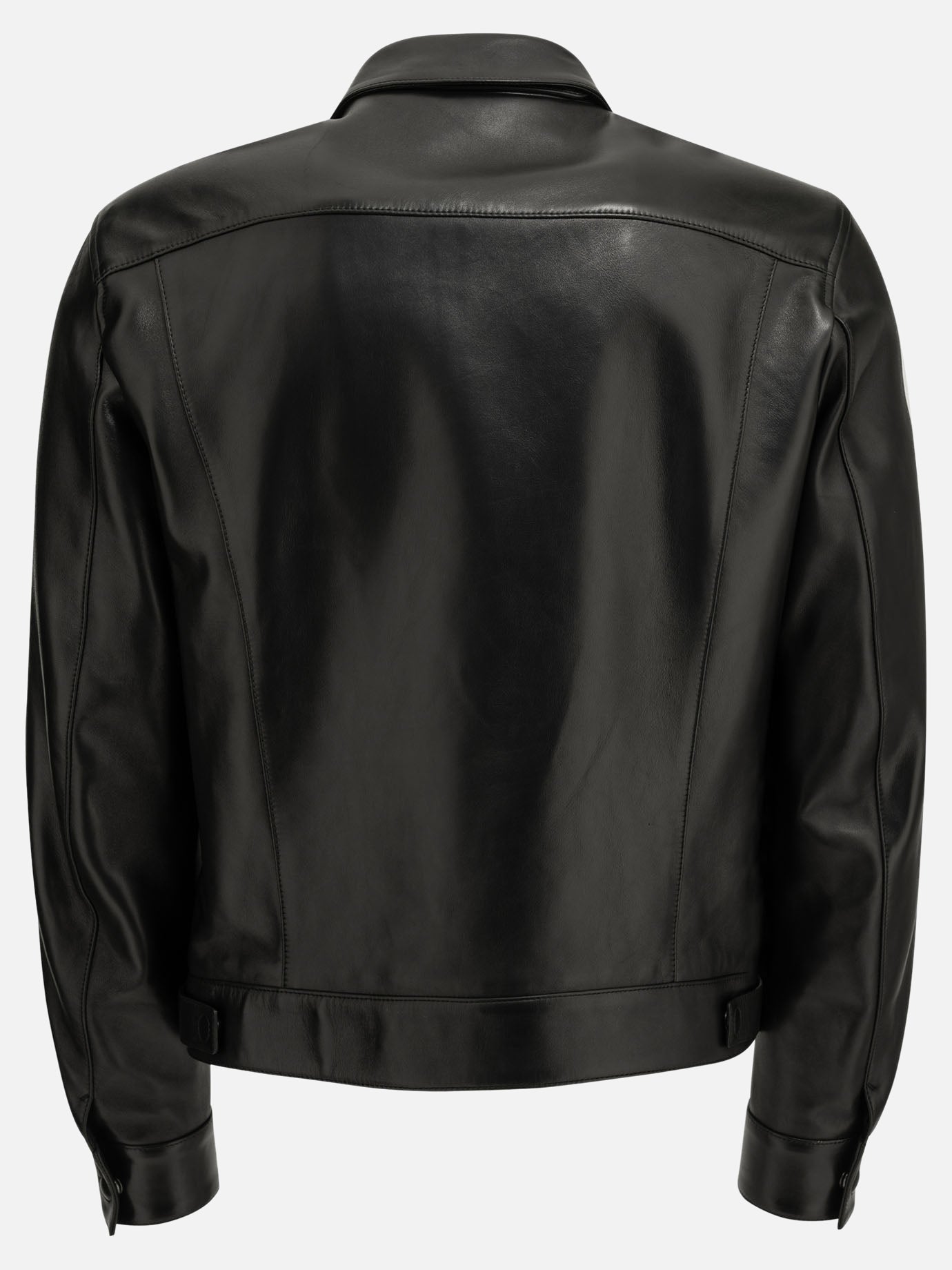 Leather jackets Solid colour  Black - Tom Ford Men | PDP | VIETTI Online Store | thumbnail_2