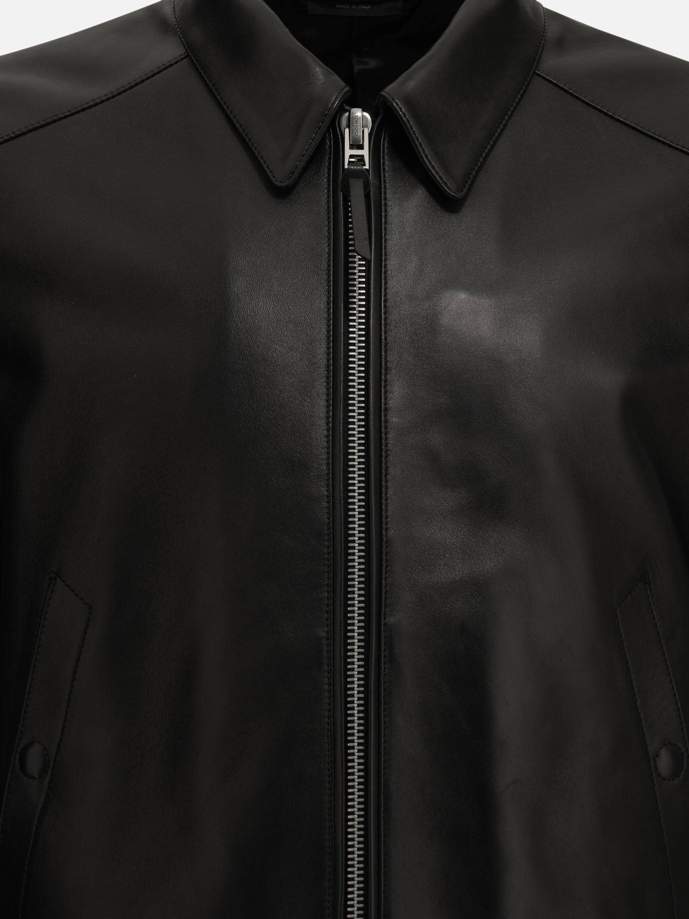 Leather jackets Solid colour  Black - Tom Ford Men | PDP | VIETTI Online Store | Zoom-Modal_3
