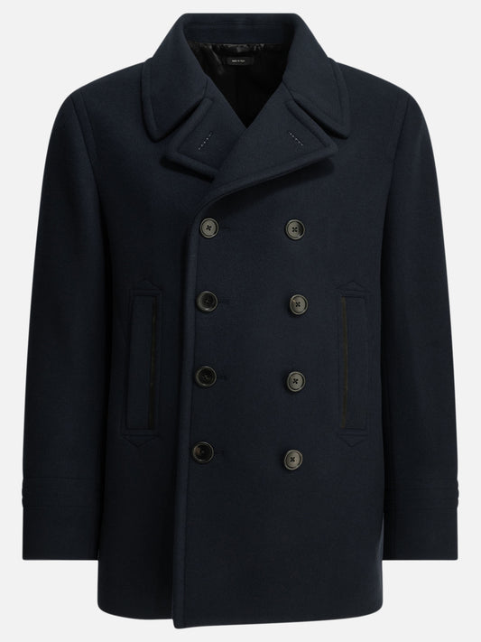 Cappotti corti Solid colour  Blu - Tom Ford Uomo | PLP | VIETTI Online Store 
