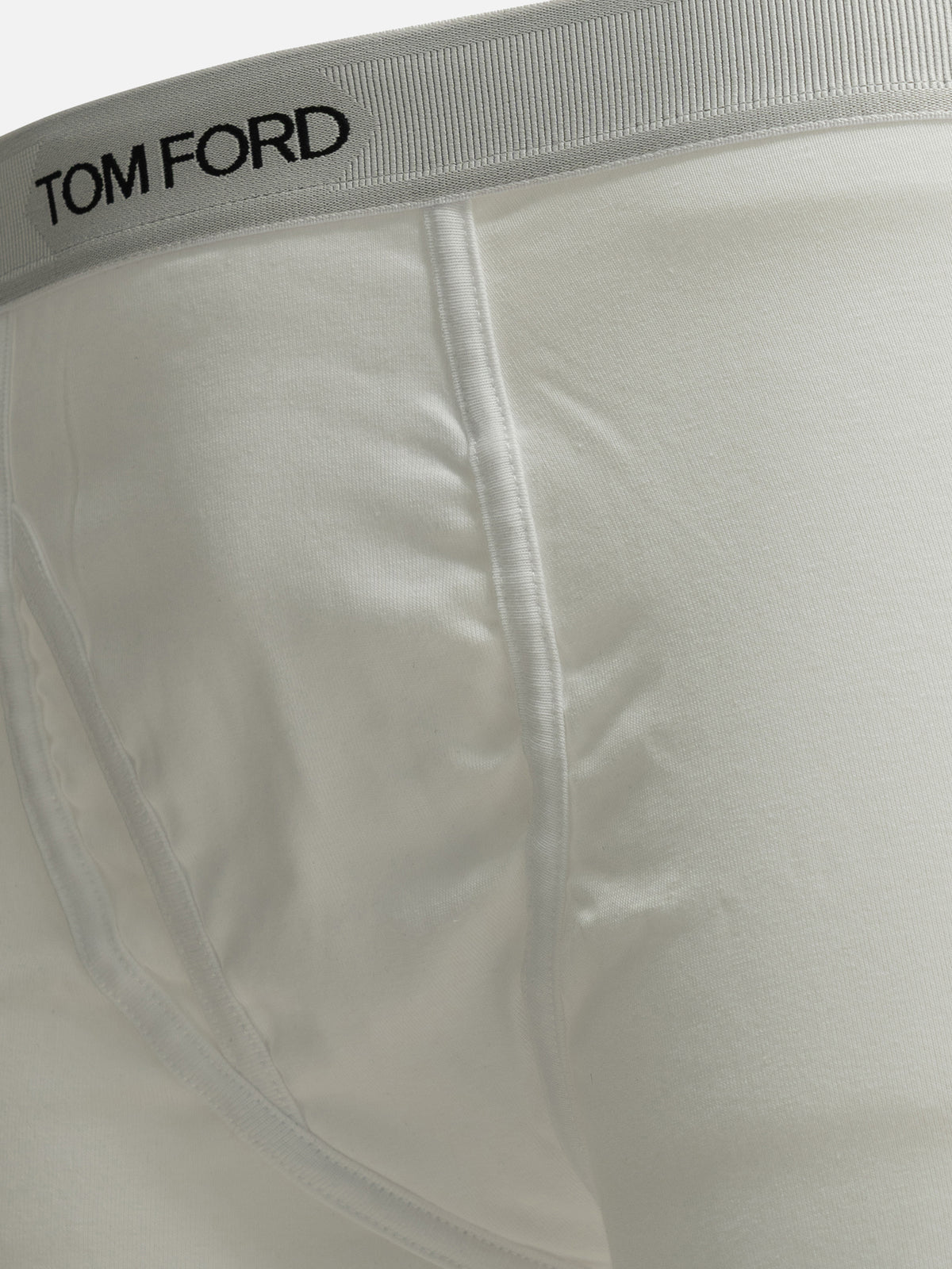 Tom Ford Cotton Boxer Shorts Set White - VIETTI