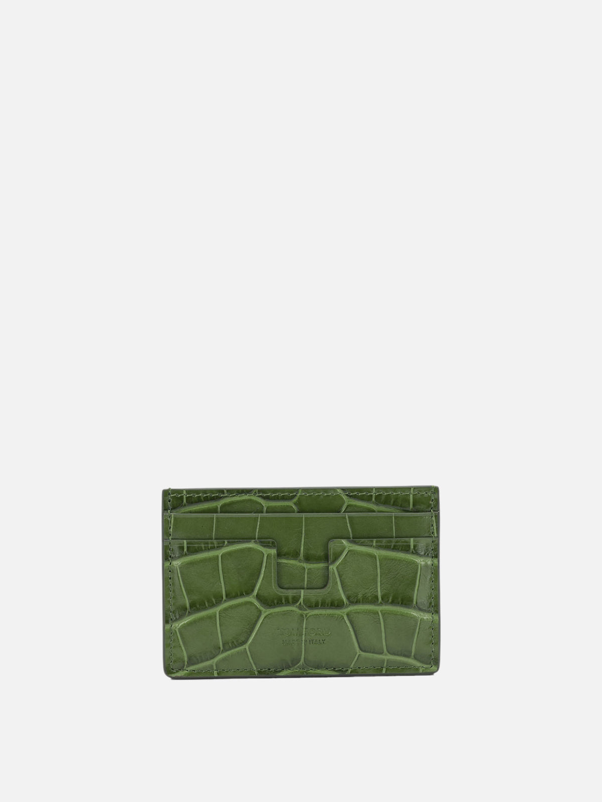 Tom Ford Portacarte "Tejus T Line" Verde - VIETTI