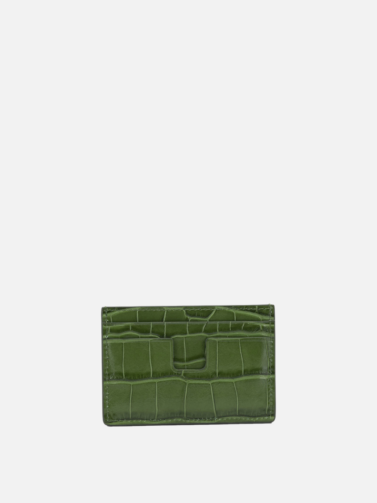 Tom Ford "Tejus T Line" Card Holder Green

