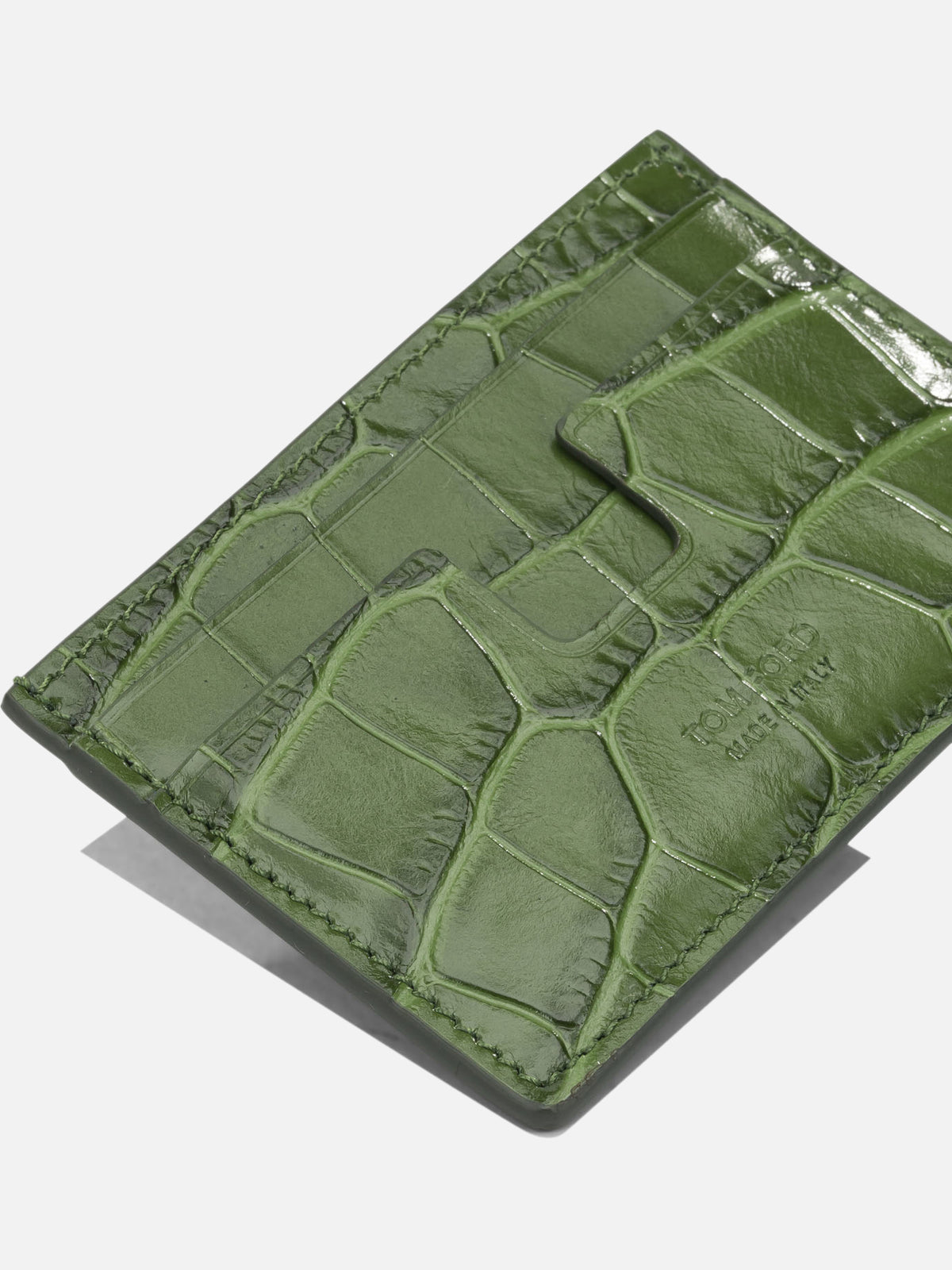 Tom Ford Portacarte "Tejus T Line" Verde - VIETTI