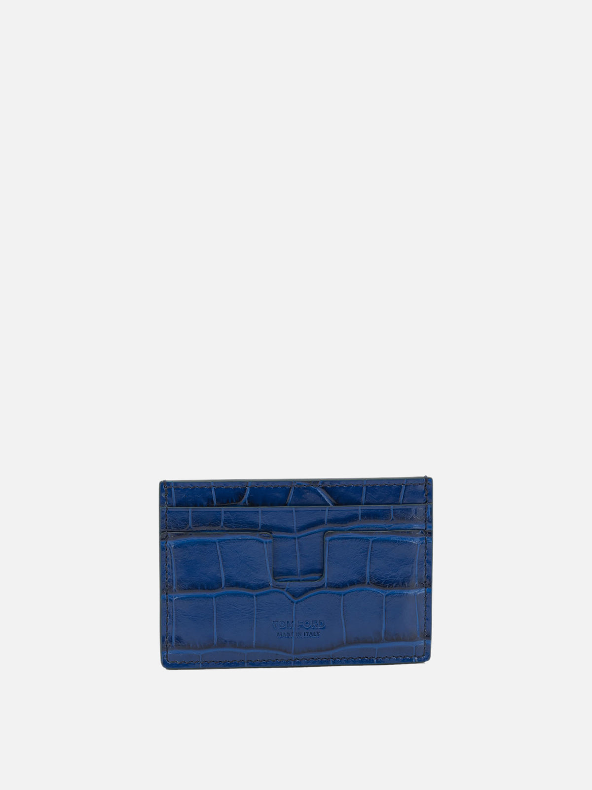 Tom Ford "Tejus T Line" Card Holder Blue

