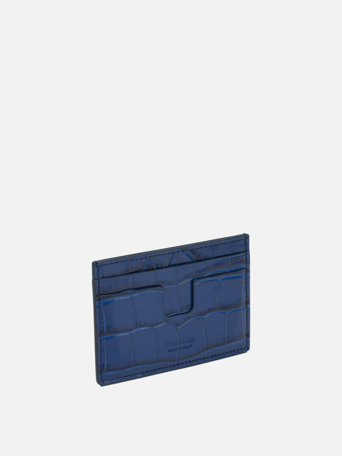 Tom Ford "Tejus T Line" Card Holder Blue

