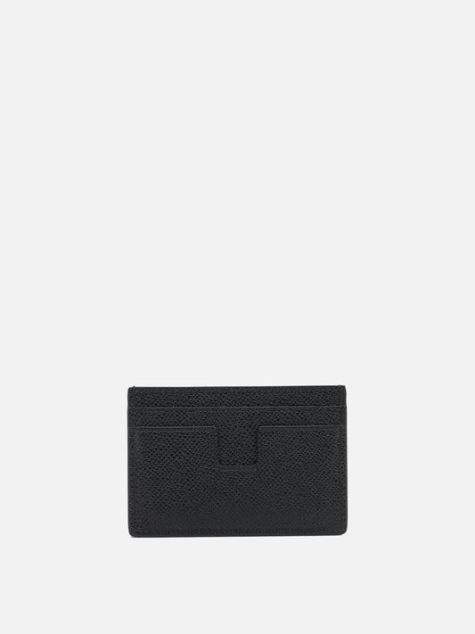 Tom Ford Leather Card Holder Black

