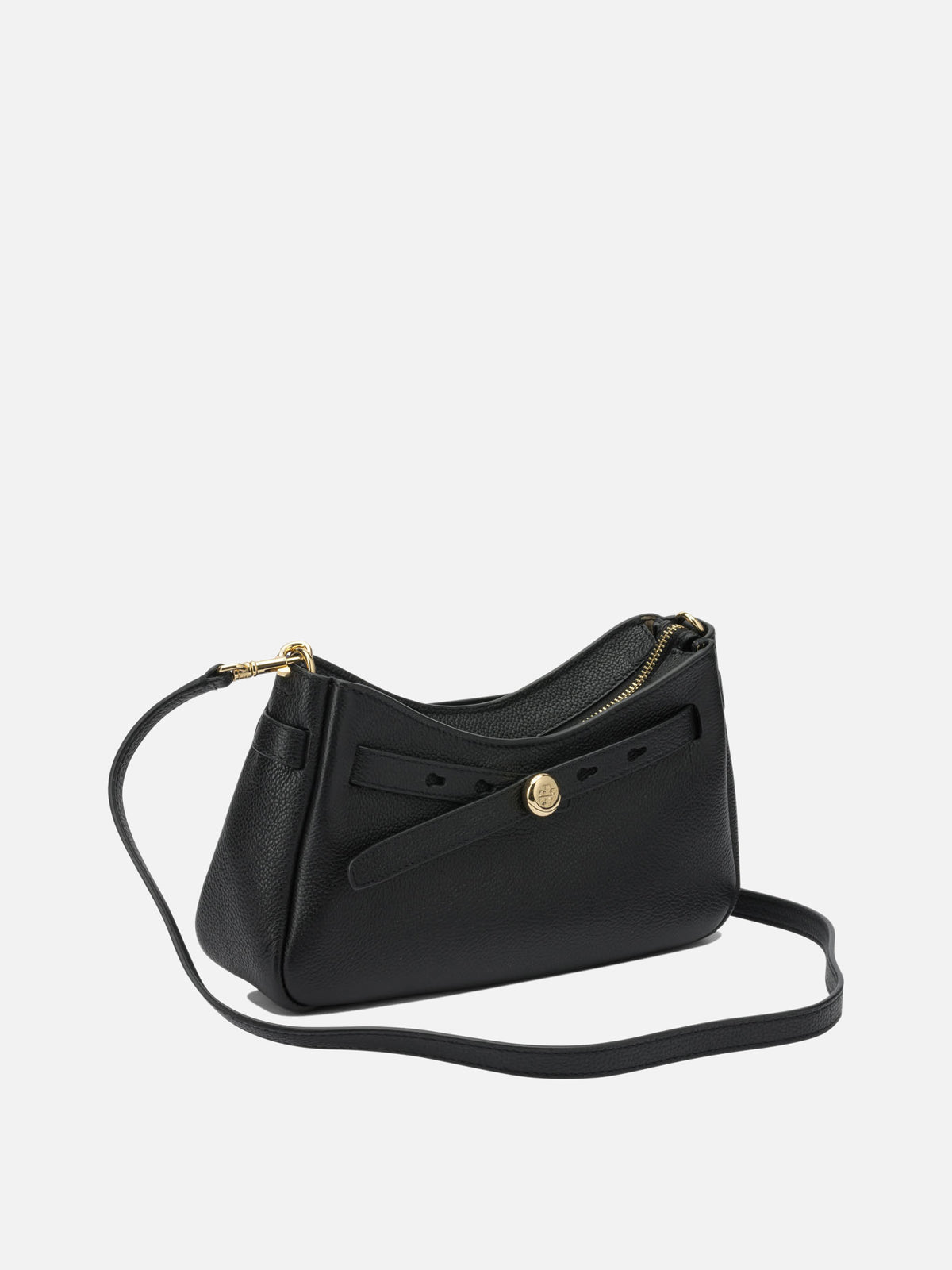 Tory Burch "Romy" Small Crossbody Bag Black

