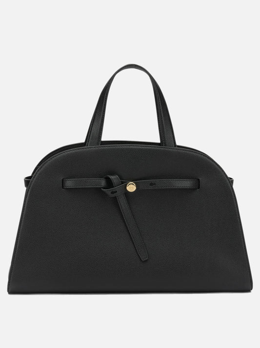 Tory Burch "Romy Bauletto" Large Handbag Black

