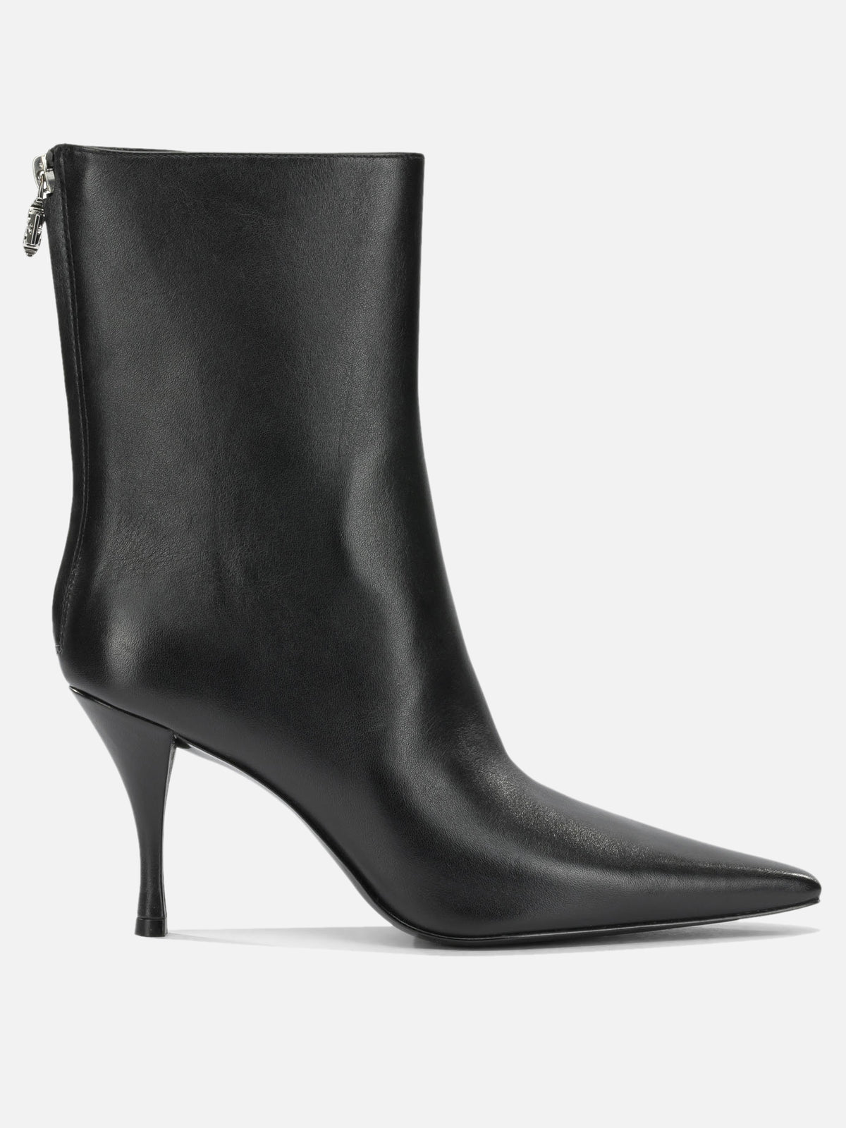 Tory Burch "Charlie 90MM" Ankle Boots with Zipper Black - VIETTI