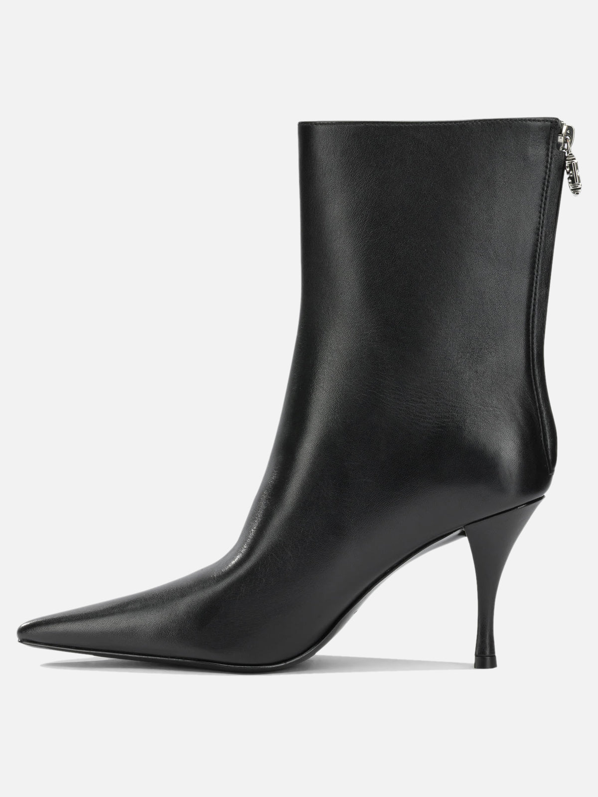 Tory Burch "Charlie 90MM" Ankle Boots with Zipper Black - VIETTI