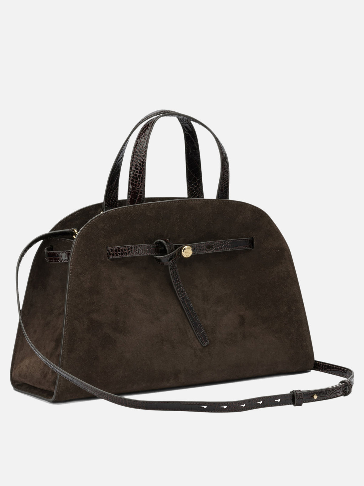 Tory Burch "Romy Bauletto" Large Handbag Brown - VIETTI