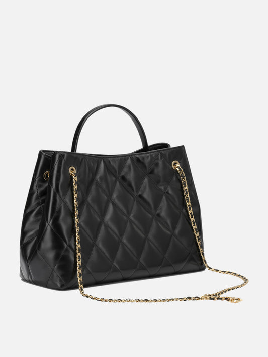 Tory Burch "Fleming" Medium Handbag Black

