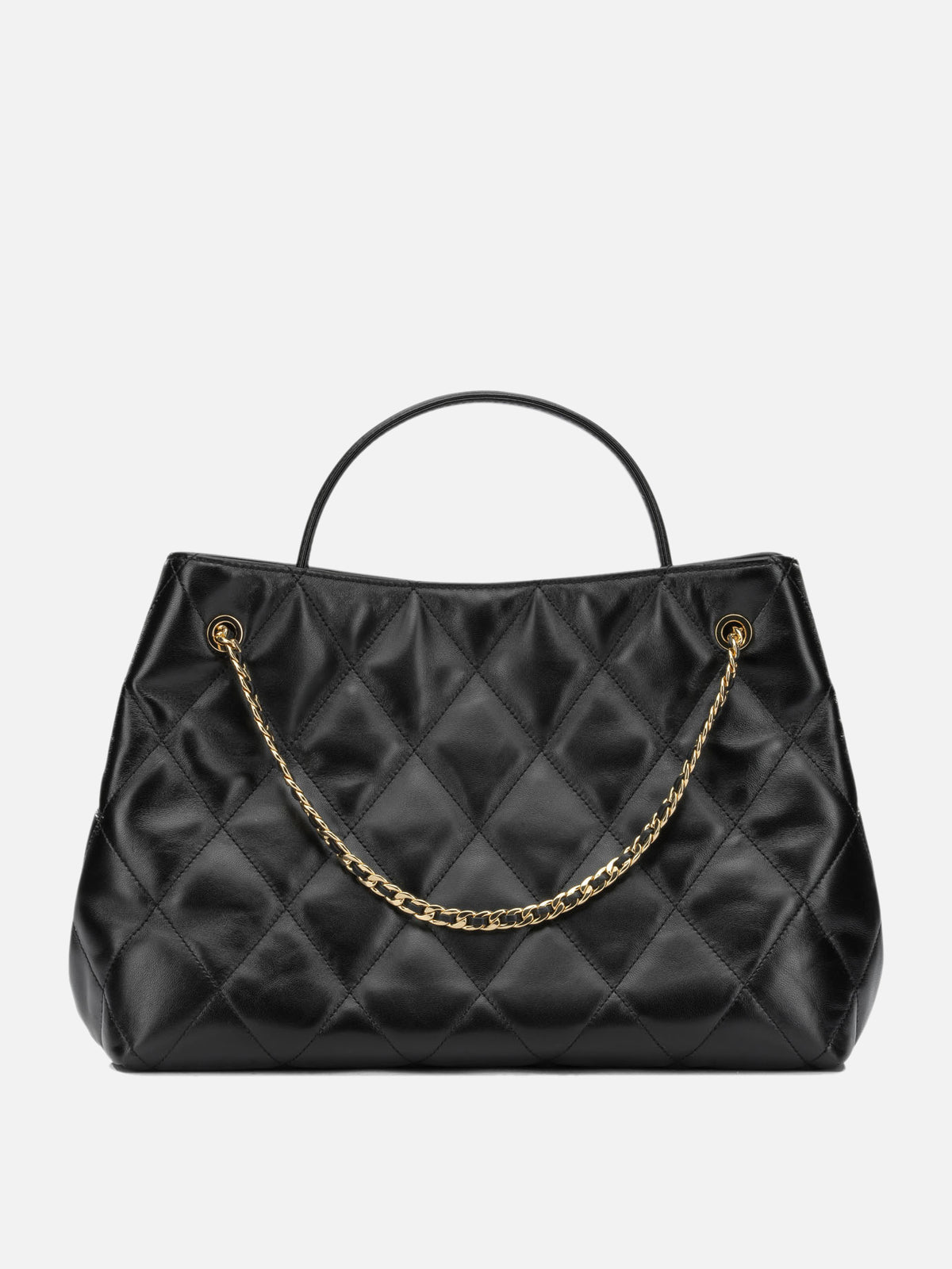 Tory Burch "Fleming" Medium Handbag Black

