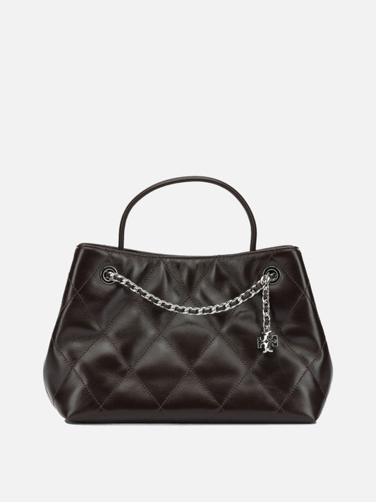 Tory Burch "Fleming" Small Handbag Brown

