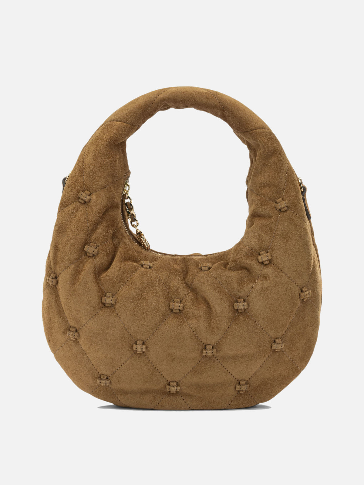 Tory Burch "Bunny Knot" Small Handbag Brown