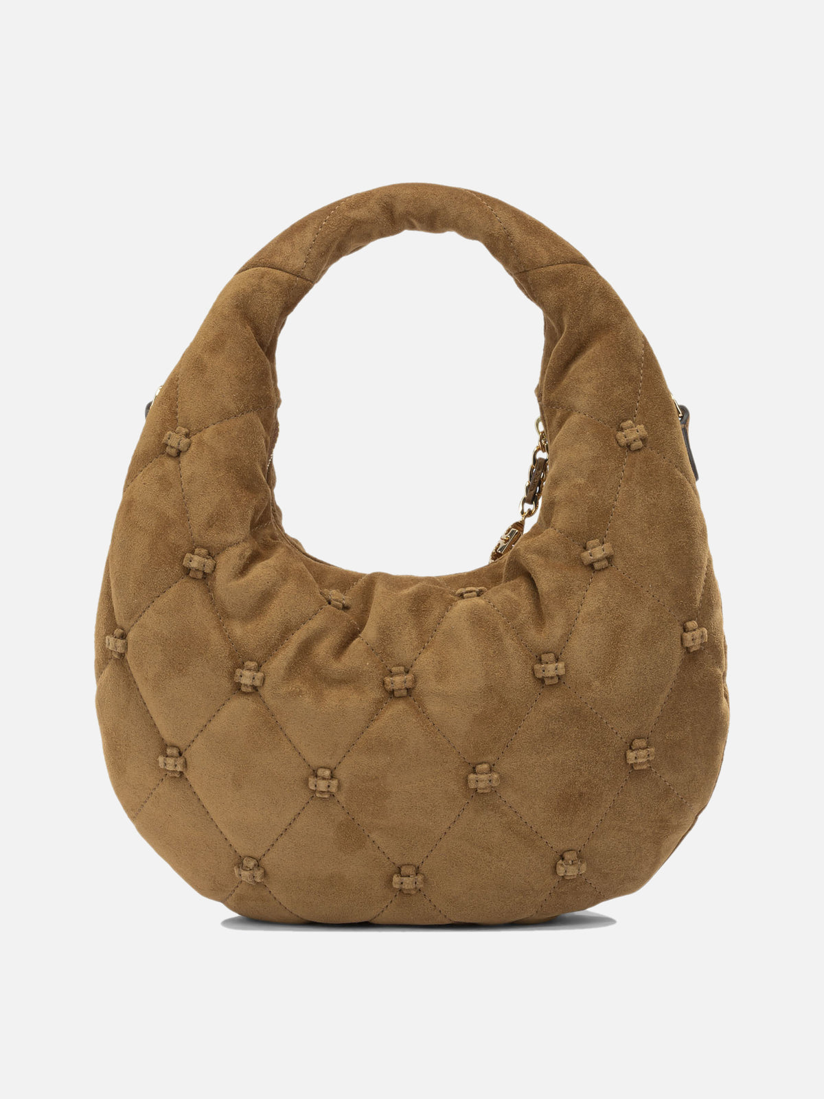 Tory Burch "Bunny Knot" Small Handbag Brown