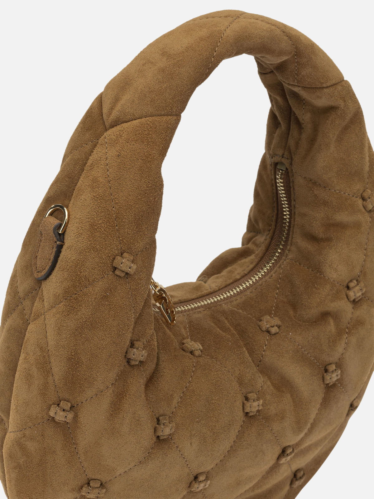 Tory Burch "Bunny Knot" Small Handbag Brown