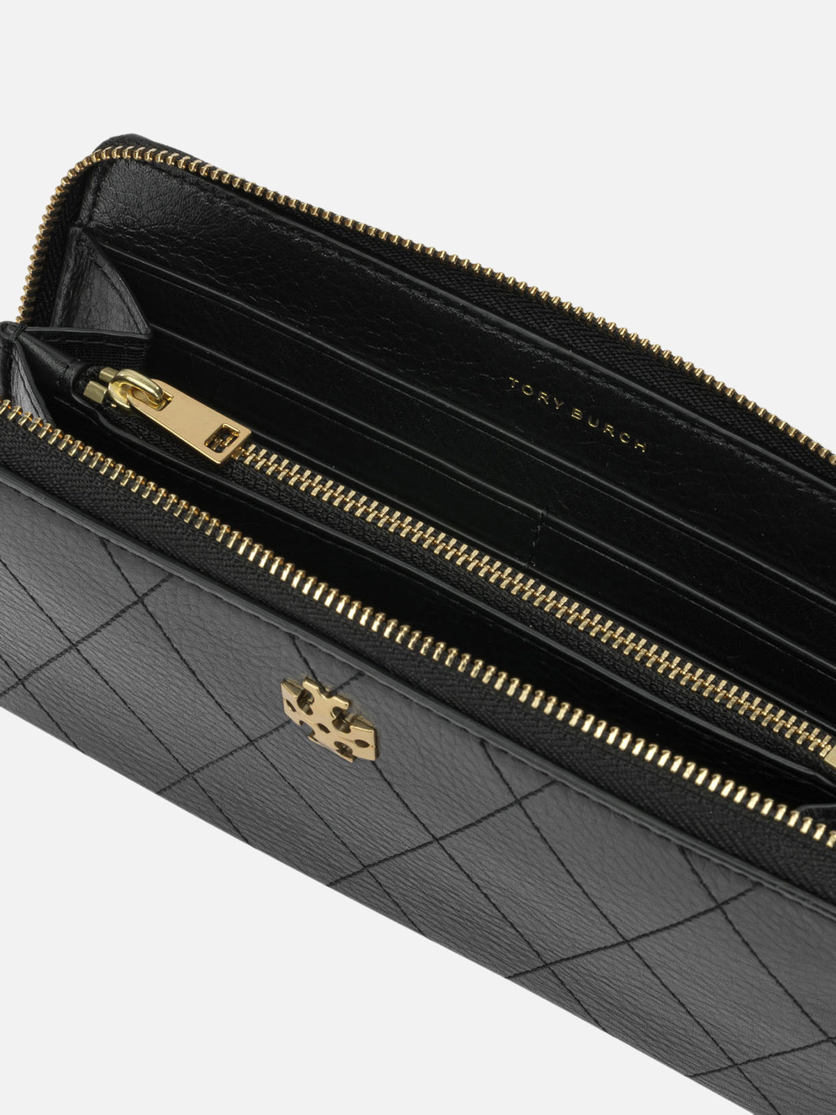 Tory Burch "Charlie" Wallet Black

