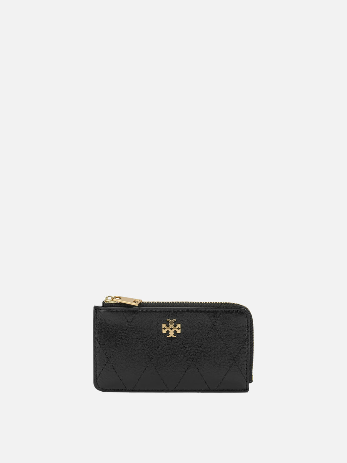 Tory Burch "Charlie Quilted" Card Holder Black - VIETTI