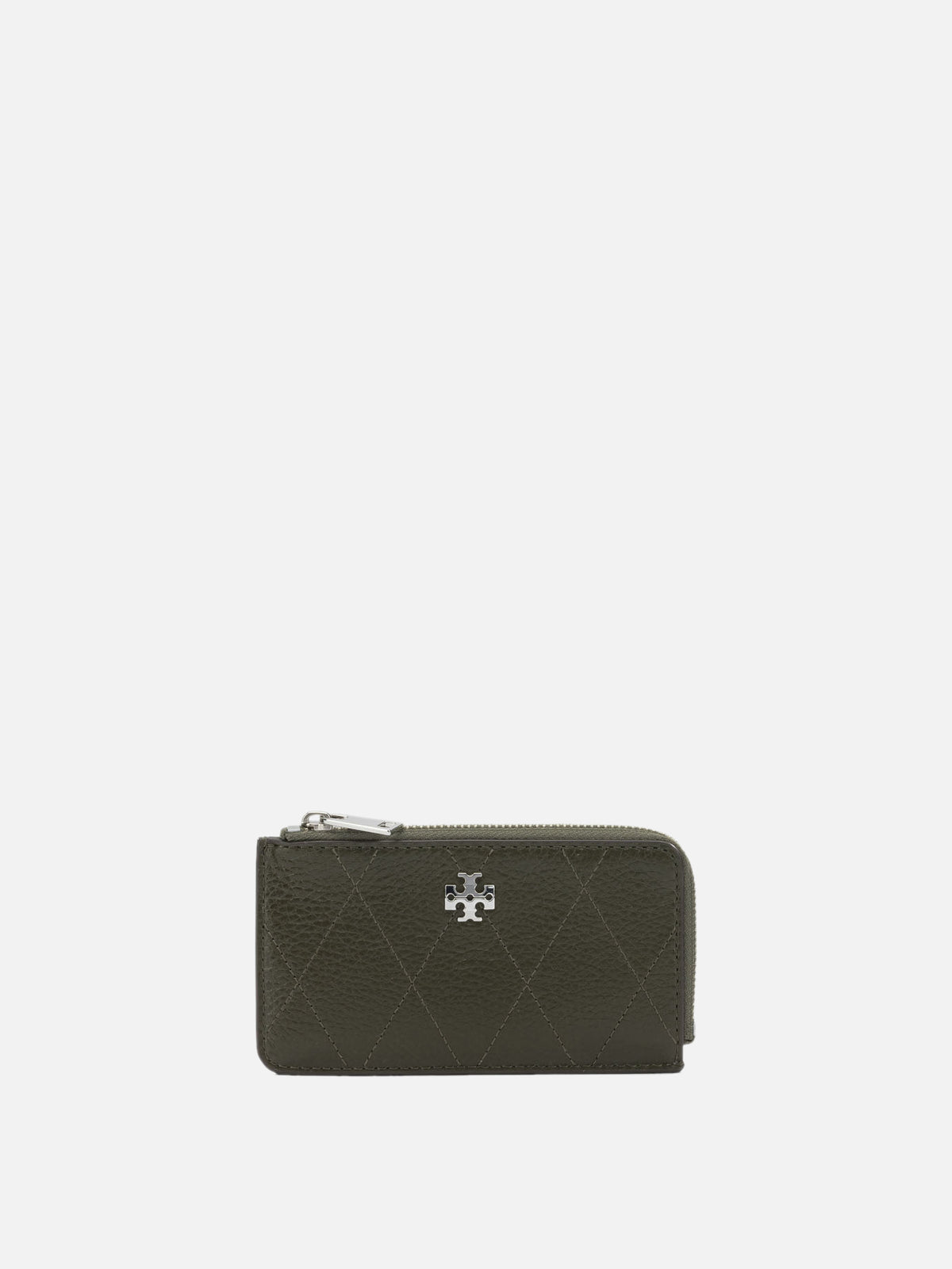 Tory Burch "Charlie Quilted" Card Holder Green - VIETTI