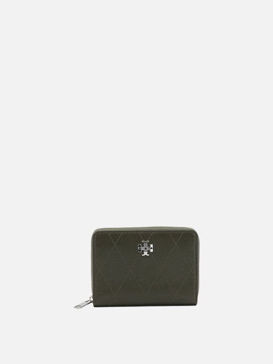 Tory Burch "Charlie" Wallet Green

