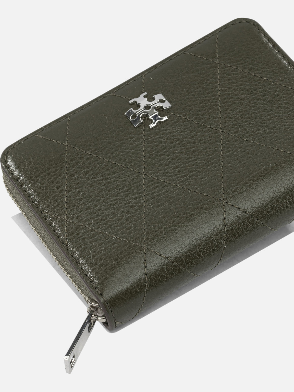 Tory Burch "Charlie" Wallet Green

