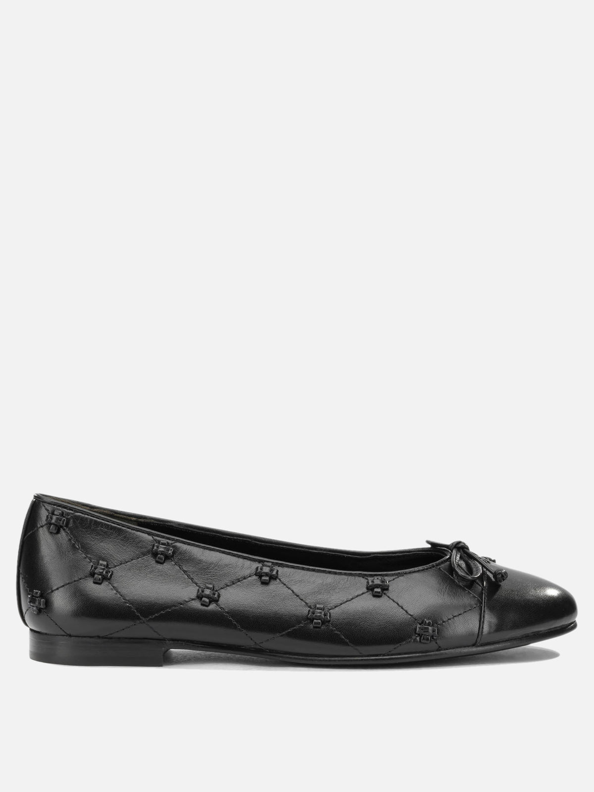 Tory Burch "Bunny" Classic Ballet Flats Black