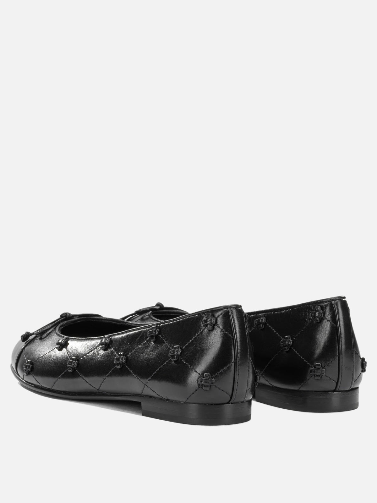 Tory Burch "Bunny" Classic Ballet Flats Black - VIETTI