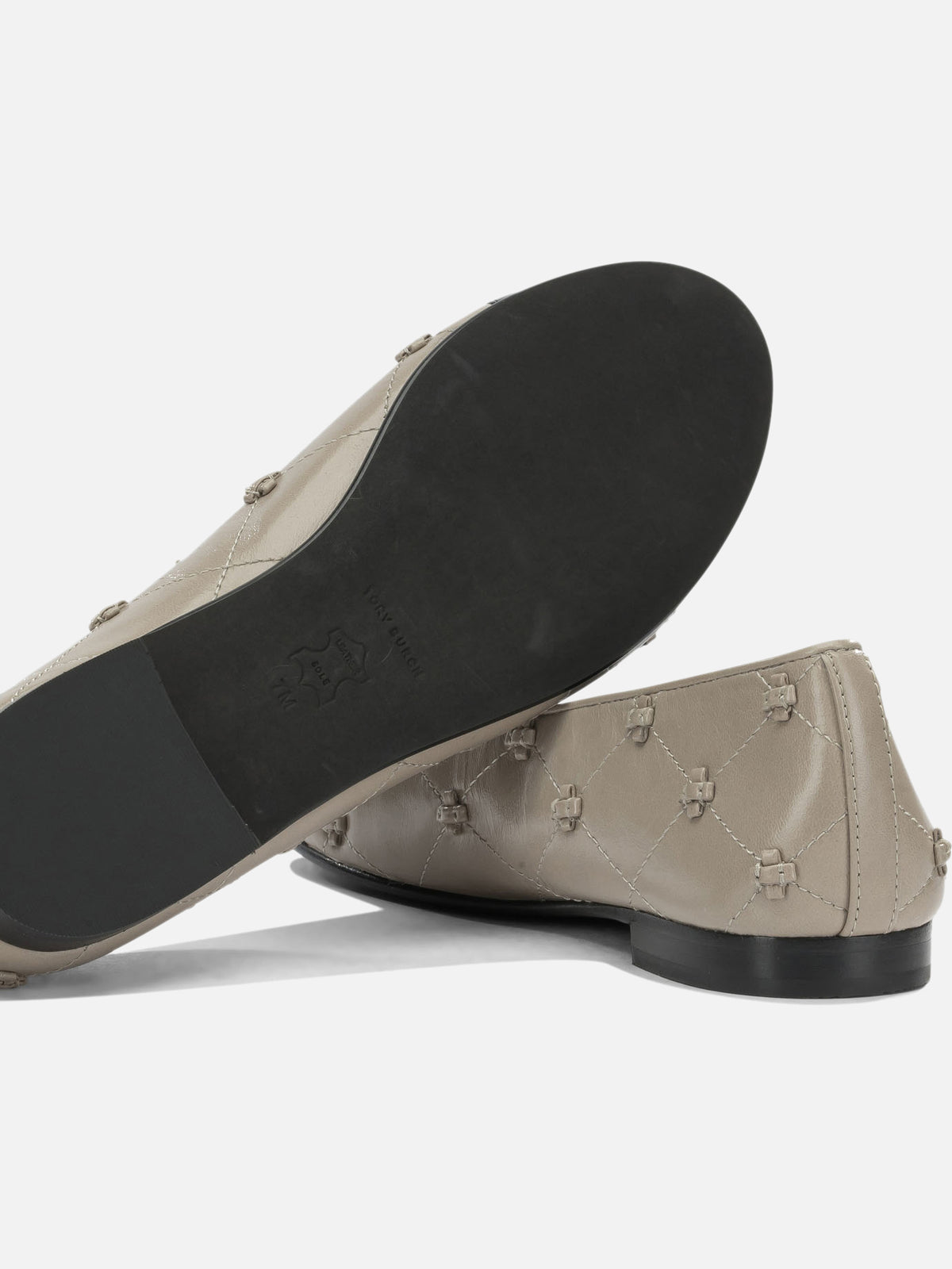 Tory Burch "Bunny" Classic Ballet Flats Grey - VIETTI
