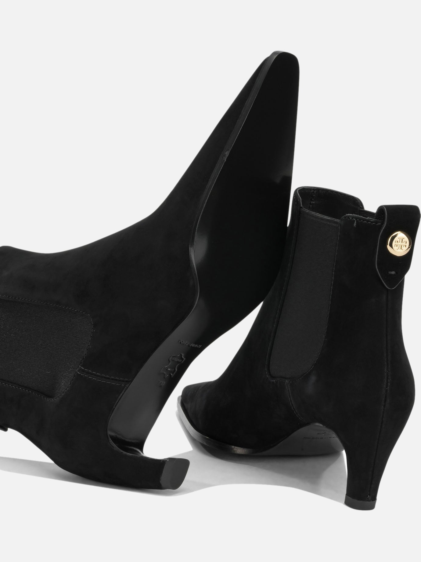 Tory Burch スタッド ハイヒール ブラック ラムスキン シューズ Tory Burch 